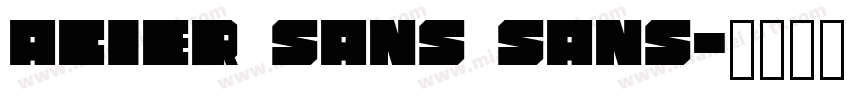 acier sans sans字体转换
